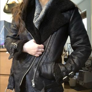Faux Leather Biker Jacket